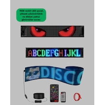 Kayan Yazı Destekli Rgb Led Reklam Paneli Usb İle Kolay Kurulumlu Çokrenkli