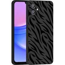 Samsung Galaxy A06 İle Uyumlu Premier Kalite Özel Üretim Baskılı Silikon Telefon Kılıfı Bc 5 Siyah