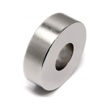 Çap 15X5X5 Mm - Delikli Neodyum Mıknatıs 5 Adet