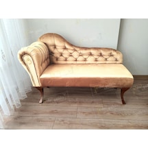 Modern Köşe Koltuğu Josefin Puf Bench Bej