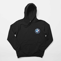 Bmw Gs Logo Siyah Kapşonlu Sweatshirt Hoodie