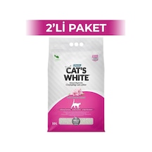 Cat's White Pudralı Bentonit Kedi Kumu 2 x 10 L