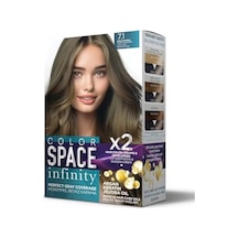 Space Infınıty Set Saç Boyası 7.1 Küllü Kumral