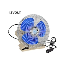 Beyaztuning 12 Volt Mandallı 6Inç Araç Içi Fan Oto Vantilatör
