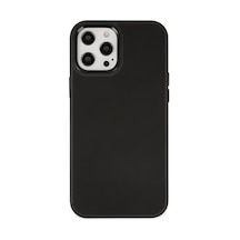 İphone 12 Pro Max Kılıf Asya Deri Silikon - Siyah Çok Renkli