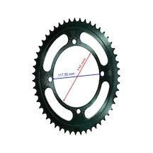 RACING KAWASAKİ UYUMLU KLX 150 ARKA DİŞLİ 428-51T İÇ 110 MM 4 DELİKLİ IND ÖM