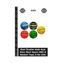 Özel Üretim Hobi Açık Alan Okul Sporu Brc-6 Basket Topu 6 No 50