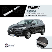 Renault Kadjar 2015-2022 Arası Bagaj İç Eşik Koruma 2 Prç. P.çelik Taşlı