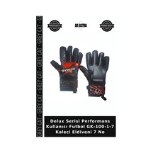 Delux Serisi Performans Kullanıcı Futbol Gk-100-1-7 Kaleci Eldiveni 7 No Çok Renkli
