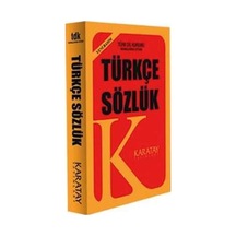 Plastik Kapak Türkçe Sözlük 1 Adet