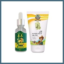 Bezos İbn-i Sina 7 Days Saçları Uzatmaya Büyütmeye Serum + İbn-i Sina Kuyruk Yağlı Bal Özlü Krem Agc