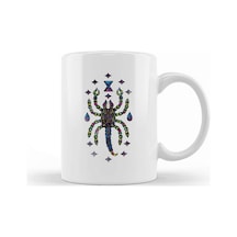 Trippy Scorpion Desert Arachnid Land Octopus Kupa Bardak Porselen Karışık