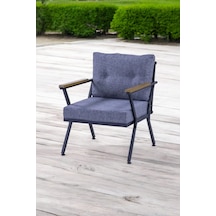 PiLocco Demonte Metal Tekli Bahçe Mobilyası Antrasit 60 x 60 Antrasit