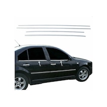Volkswagen Bora Krom Cam Çıtası 1998-2004 4Prç Paslanmaz Çelik N11.145