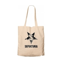 Sepultura Yazı Logo Krem Kanvas Bez Çanta Krem Sepultura Yazı Logo Krem Kanvas Bez Çanta Krem