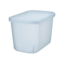 Ikea Rykta Kapaklı Kutu, Şeffaf Gri-mavi, 12x18x12 Cm/1.5 Lt