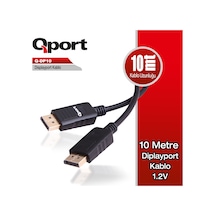 Qport Q-Dp10 Display Port 1.2V 10M Kablo