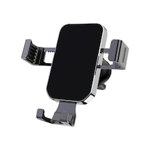 Cbtx Yc12 Evrensel Dönebilen Araba Hava Çıkışı Dağı Yerçekimi Telefon Tutucu Metal Braket - Siyah