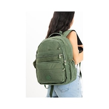 Baginn Kadın Sırt Çantası Laptop Bölmeli Çok Cepli Hafif Klinkır Kumaş 40 30 Cm 001