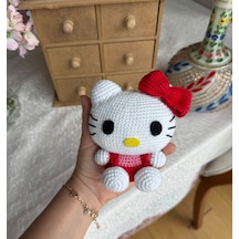 Amigurumi Hello Kıtty Oyuncak 12 Cm