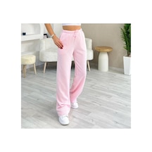 Çınar Boutique Çizgili Pantolon Pembe Pembe