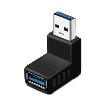 Usb 3.0 Yukarı Açılı Konnektör Erkek Dişi 90 Derece Uzatma Adaptö