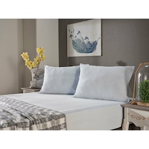 Doqu Home Penye Çarşaf Takımı Tek King Size - Mavi