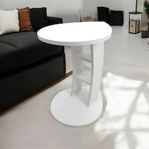 Yağmur Yan Sehpa-beyaz Beyaz