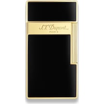 S.t. Dupont Biggy Puro Çakmak Parlak Siyah Gold 25002