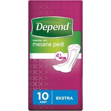 Depend Kadın Mesane Pedi Ekstra 10'Lu 1 Paket