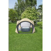 Lay-z-spa 60305 Yuvarlak Spa Havuzu İçin Kubbe 3.90m Krem