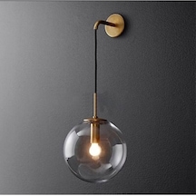 Sarkıt Modern Glop Camlı Aplik