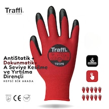 10çift Tg1290 Dokunmatik,antistatik A Seviye Direnç İş Eldiveni