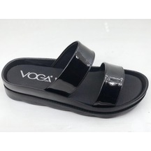 Voga 1761 Siyah Rugan Comfort Casual Bayan Terlik 001
