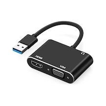 Usb 3.0 Hdmı-vga-aux Görüntü Aktarıcı Adaptör Çevirici Al4331