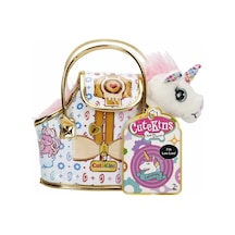 Peluş Unicorn Taşıma Çantası İle 1 Adet Eğlenceli Oyuncak Çok Renkli
