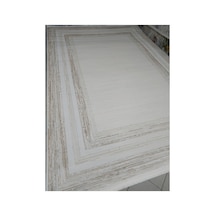 200x290 6m2 Akrilik Dokuma Uzun Ömürlü Halı Ekru Krem