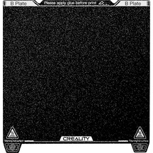 Xindoker Creality K1 235x235mm Peı Platformu - Yüksek Isı Dayanıklı, Kolay Çıkarım, Dayanıklı - Pla/abs/asa/petg/tpu/pc/pa Uyumlu Siyah