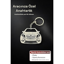 Kişiye Özel Opel Mokka Çelik Anahtarlık