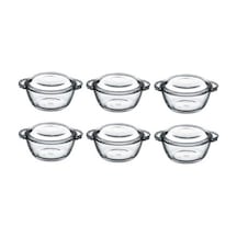 Paşabahçe Basic Mini Saklama Kabı 6' lı Takım 97343 Beyaz
