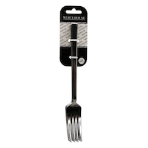 6 Parça Eko Çubuk Sade Metal Yemek Çatal 2mm 5468 Çok Renkli
