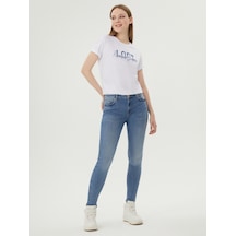 Tanja Skinny Fit Kadın Pantolon Mavi