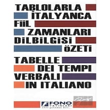 Tablolarla İtalyanca Fiil Zamanları Dilbilgisi Özeti -  Fono Yayınları
