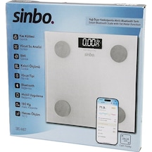 Yağ Ölçerakıllı Bluetooth Cam Baskül Pilli 180kg/50gr 28x28cm 8-kişi Hafıza Lcd Ekran Gösterge Sbs-4467 5131