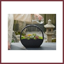Storeşahin 3d Baskı Self-watering Planter - Kendi Kendini Sulayan Saksı-siyah Shn0720