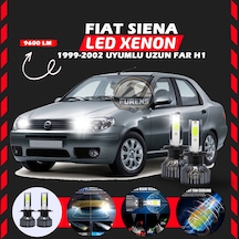 Fiat Siena 1999-2002 Uzun Far Uyumlu Şimşek Etkili Led Xenon Pro Series H1