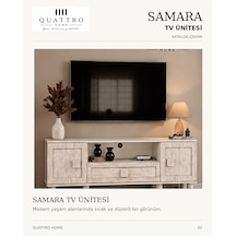 Samara Tv Ünitesi Krem