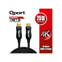 Qport Q-hdmı253 25m Hdmı 2.0v 4k 60 Hz Altın Uçlu-189570