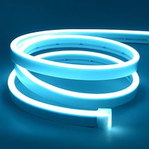Motorobit 12V Esnek Neon Şerit Led 5 Metre - Buz Mavisi