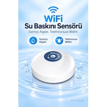 Wifi Su Baskını Ve Kaçak Sensörü Fonri, Tuya, Smart Life, Google Assistant, Amazon Alexa Destekli